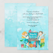 Terug naar Waterverf op school Kaart (Voorkant / Achterkant)