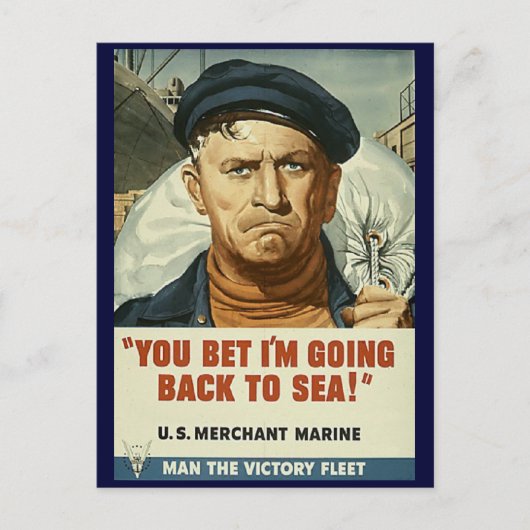 Terug naar Zee Briefkaart (Voorkant)