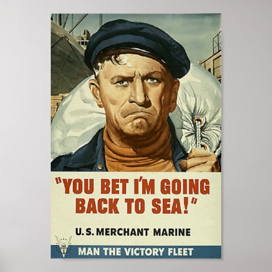 Terug naar Zee Poster (Voorkant)