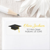 Terug naar zwart en goudAfstuderen label (Insitu)