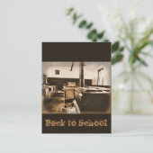 Terug op school briefkaart (Staand voorkant)