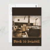 Terug op school briefkaart (Voorkant / Achterkant)