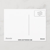 Terug op school briefkaart (Achterkant)