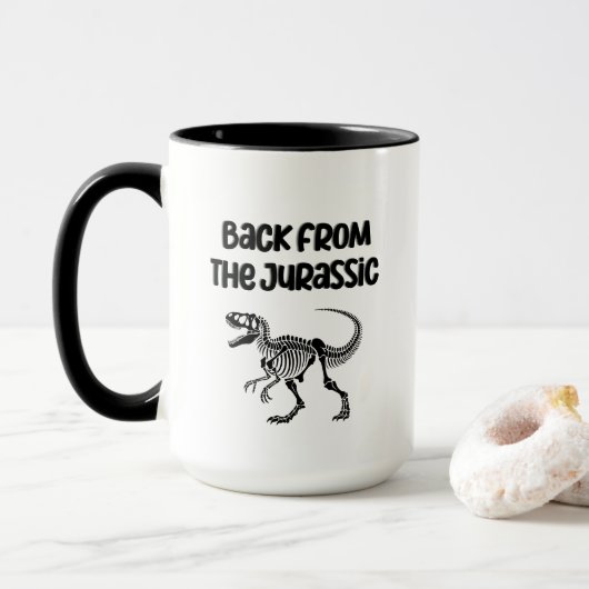 Terug uit de Jurassic Mok (Met donut)