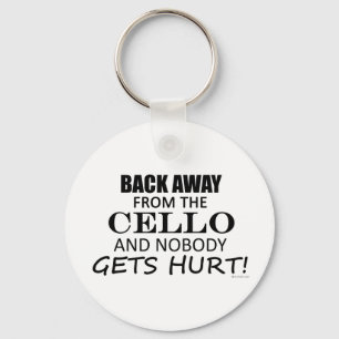 Terug van de Cello Sleutelhanger