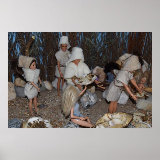 Terug van de jacht. poster (Voorkant)