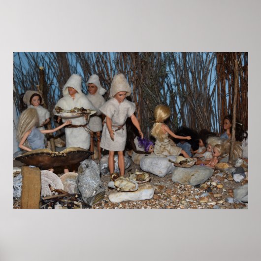 Terug van de jacht. poster (Voorkant)