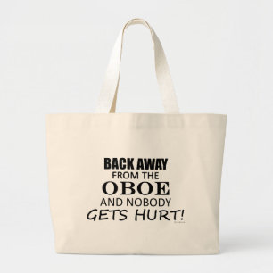Terug van de Oboe Grote Tote Bag