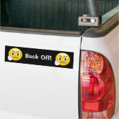 Terug van Emoji Bumpersticker (Op Truck)