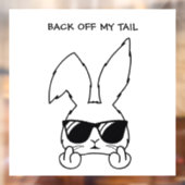 Terug van Mijn venster van het Lusje Decale Raamsticker (Vel 2)