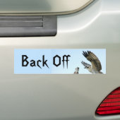 Terug van Osprey Hawk Bumpersticker (Op auto)