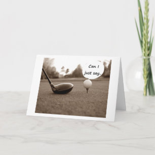 TERUGBETALING WISSEN/CONGRATS AAN DE GOLFER KAART