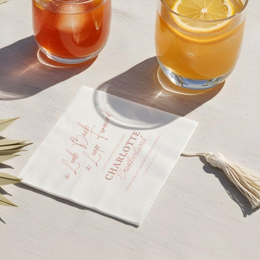 Terugblik Leap Forward Elegant afstudeerfeest Folie Servetten