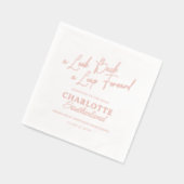 Terugblik Leap Forward Elegant afstudeerfeest Folie Servetten (Links)