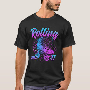 Terugblik op 11 jaar laten we rollen ik word 11 Ro T-shirt
