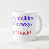 terugbrengen doorn extra grote beker (Voorkant rechts)