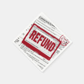 teruggaafstempel inkomstenbelasting servetten (Hoek)