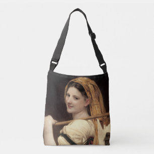 Teruggave van de markt door William-Adolphe Bougue Crossbody Tas