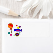 Teruggaveadreslabel van geassorteerd Snoep Etiket (Insitu)