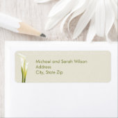 Teruggaveadreslabels van Calla Lily Etiket (Insitu)