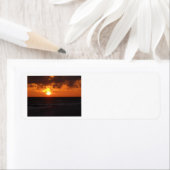 Teruggaveadreslabels zonsondergang etiket (Insitu)