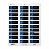 Teruggavelabels monogram etiket (Full Sheet)