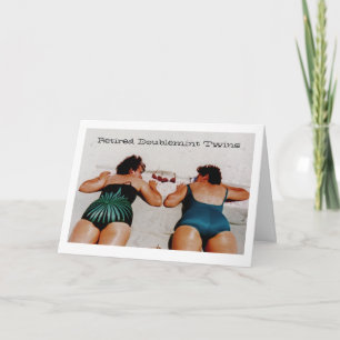 Teruggetrokken Tweelingen Doublemint Kaart
