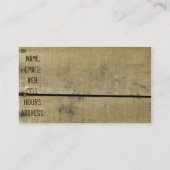 teruggewonnen Antiek met verwering Visitekaartje (Achterkant)