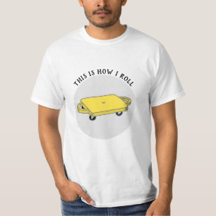 Teruggooien: "Dit is hoe ik rol" P.E. scooter T-shirt