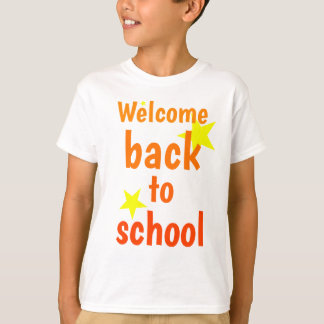terugkeer naar school t-shirt