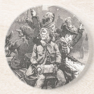 Terugkeer uit de Derby Zandsteen Onderzetter