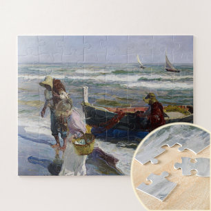 Terugkeer uit Gevist, Joaquin Sorolla y Bastida Legpuzzel