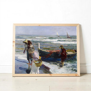 Terugkeer uit Gevist, Joaquin Sorolla y Bastida Poster