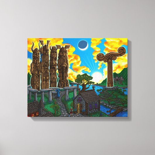 Terugkeer van de Goden - Canvas (Voorkant)