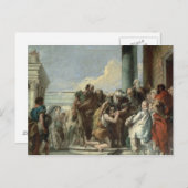 Terugkeer van de prodigal Son, 1780 Briefkaart (Voorkant / Achterkant)