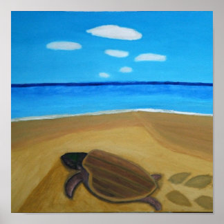 Terugkeer van het schildpad-Poster Poster