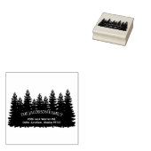 Terugkeeradres bosgezin 	rubberstempel (Gestempeld)