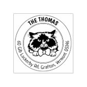 Terugkeeradres Himalaya-kat Rubberstempel (Afrduk)