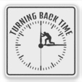 terugkeertijd sticker (Voorkant)