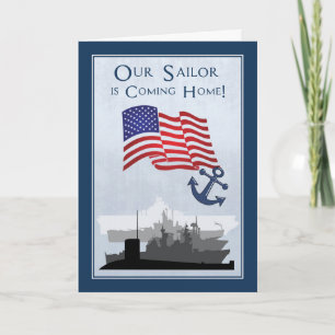 Terugkeren van Navy Notice met Ships Aankondiging