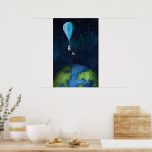 Terugkeren vanaf de rand van de ruimte poster (Keuken)