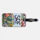 Terugkijken voor ouders of kinderen Label Bagagelabel (Achterkant horizontaal)