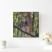 Terugkijkend Painterly Wandklok Vierkante Klok (Huis)