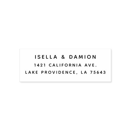 TERUGNAADRES  ZELFINKTENDE STEMPEL (Design)