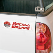Terugroepactie Scott Walker Bumpersticker (Op Truck)