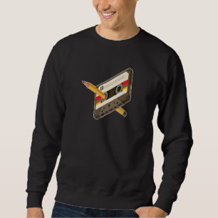terugspoelen Funny 80s 90s Cassette Pencil Gifts Trui
