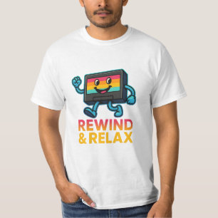 Terugspoelen & Ontspannen – Retro VHS Sfeer T-shirt