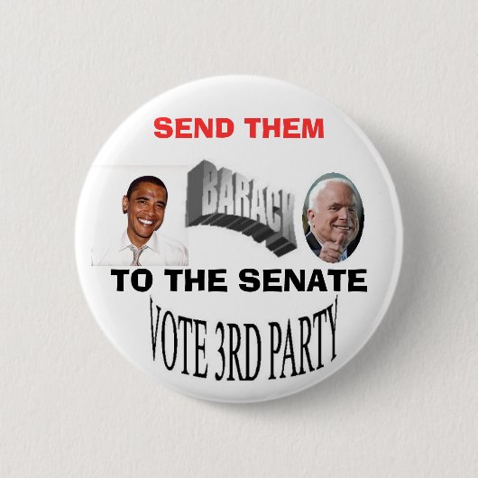 terugsturen... ronde button 5,7 cm (Voorkant)