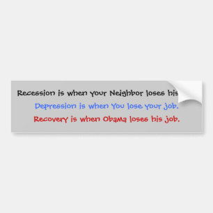 Terugvordering Bumpersticker