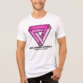 Terugwinnen symbolen herschrijven verhalen roze dr Tri-Blend shirt (Voorkant)